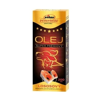 Vitar Veterinae Lososový olej 200 ml 5x