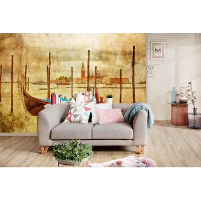 DIMEX ART Самозалепваща се флизелинова фототапета гондола във венеция 375 x 250 см