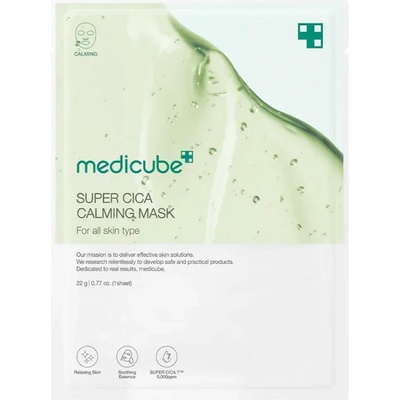 Medicube Super Cica Calming Mask - Успокояваща текстилна маска 1бр/22г
