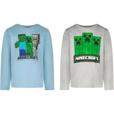Fashion UK Chlapecké tričko MINECRAFT dl.rukáv