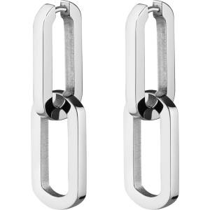 Rosefield обеци в сребрист цвят Dual Hoops JEDHS-J586 Rosefield | Lilav | ЖЕНИ | ЕДИН РАЗМЕР