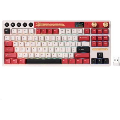 Royal Kludge RK M87 Famicom Gaming Keyboard Cream switch