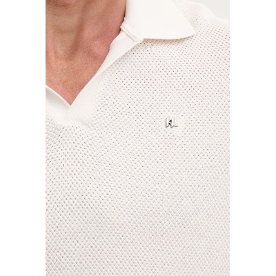 Karl Lagerfeld тениска с яка мъжка от памук (B2M46062)