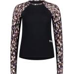 Mons Royale Дамско мериносово термобельо Mons Royale Women's Bella Merino Long Sleeve Merino base layer - Rock Leopard / Black - размер XL (115-2717-0315)