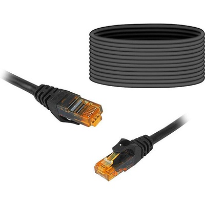 Lexton LX8352 Patch RJ45, cat. 6e UTP 20m černý