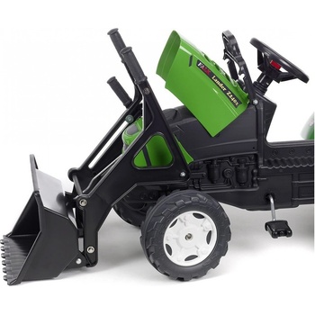 FALK Šliapací traktor 2021AM FARM LANDER Z240X s nakladačom a vlečkou zelený