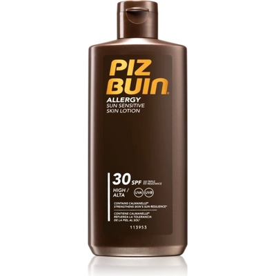 PIZ BUIN Allergy защитно мляко за загар за чувствителна кожа SPF 30 200ml