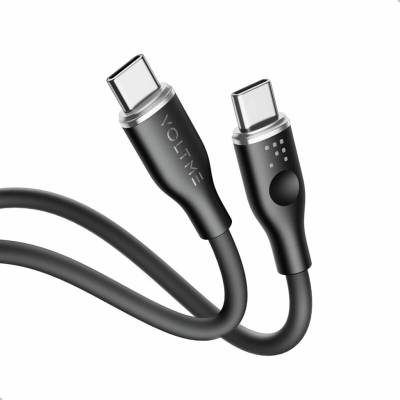 Voltme C2022 Powerlink Moss Series USB-C/USB-C, CTC 3A/60W, 1m, černý