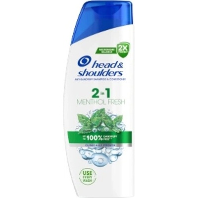 Head & Shoulders Menthol Fresh 2 v 1 šampon proti lupům 330 ml