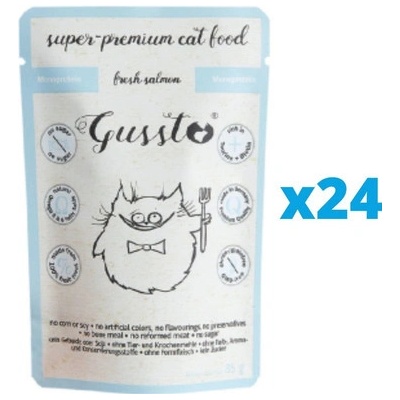 Gussto Cat Fresh Salmon 24 x 85 g