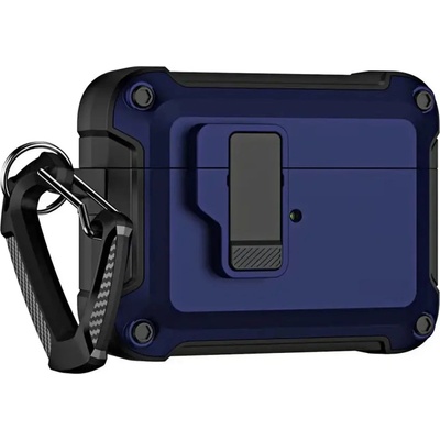HQWear Airpods 4 Pro Armor Case с карабинер - син (5907769365935)
