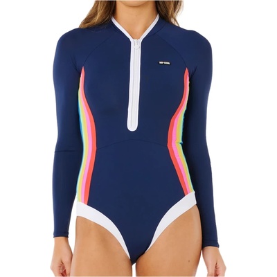Rip Curl Дамски цял бански от ликра (UV защита) Rip curl Women's Surf Stripe UPF Surf Suit Lycra - Dark Navy - размер XXL (150-5998-0117)
