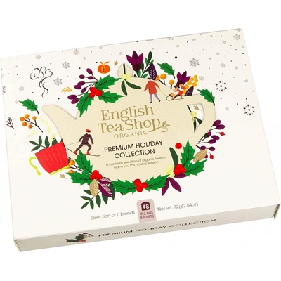 English Tea Shop Papírová bílá vánoční kolekce bio 48 ks 72 g
