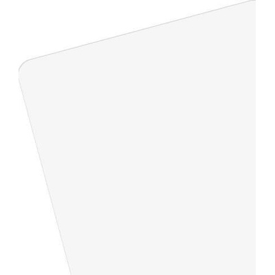 Hliníkový plech 609 x 304 mm satén - bílá sublimace termotransfer