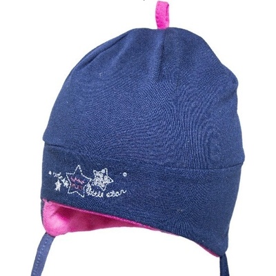 Yo! dívčí čepice na zavazování Little Star modrá