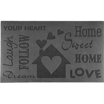 ESSCHERT DESIGN BEST FOR BOOTS nápisy šedá 75 x 45 cm