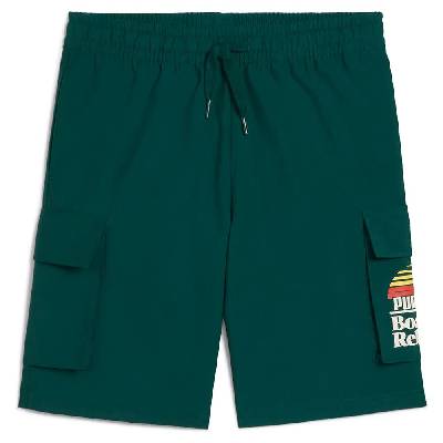 Къси панталони Puma Mid 90S Chino cargo shorts - Green (Dark Myrtle)