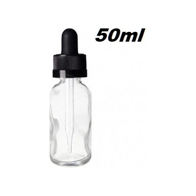 Green Sound Skleněná lahvička s kapátkem 50ml čirá 1ks