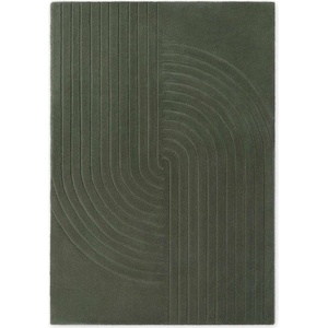 Vikosa Тъмнозелен ръчно изработен вълнен килим 120x180 cm Arcura - Vikosa (106271-120x180)