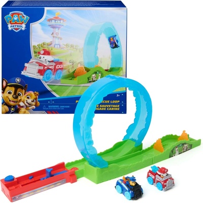 Spin Master PAW Patrol Pup Squad Rescue Loop závodní dráha