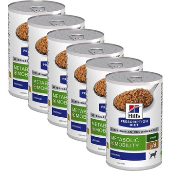 Hill's Hill s Prescription Diet j/d Metabolic + Mobility Пиле 6 x 370 г