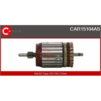 Rotor, štartér CASCO CAR15104AS