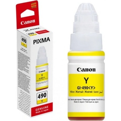 Canon GI-490 Yellow Мастило Оригинално (Canon GI-490 Yellow Мастило)