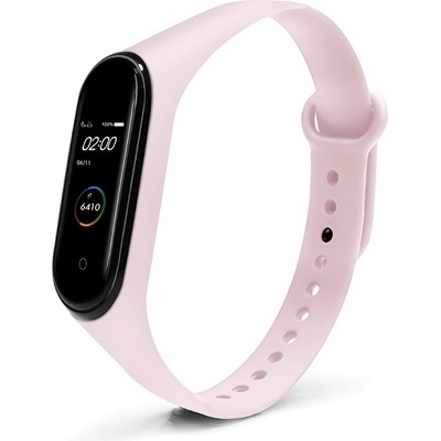 Xiaomi jednobarevný náhradní náramek pro Mi Band 3/4 Narůžovělá 473650-Xl