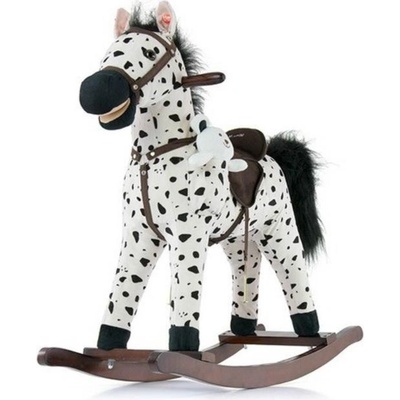 Milly Mally Houpací koník Mustang bílo-černý puntíkovaný