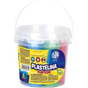 ASTRA Пластилин в кофичка Astra - 6 цвята (AS303106001) - ozone