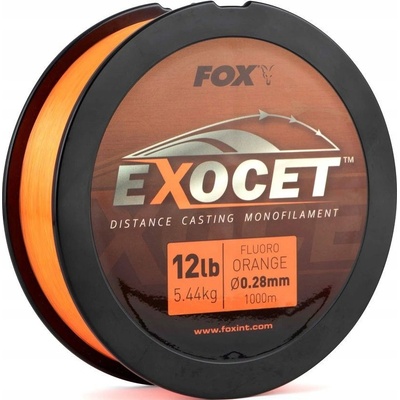 Fox Exocet Fluoro Orange Mono 1000 m 0,26 mm – Zboží Dáma