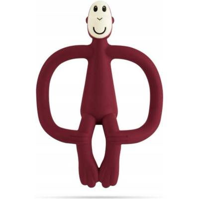 Matchstick Monkey ortodontické kousátko silikonové červené