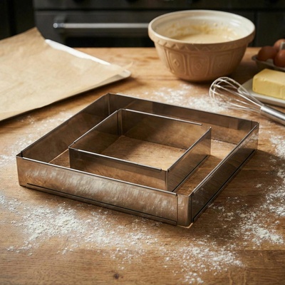 De Buyer Forma čtvercová regulovatelná 16x16x5 cm