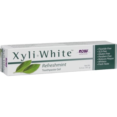 NOW Foods XYLIWHITE - Паста за зъби [182 грама] Refreshmint