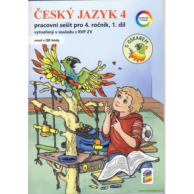Český jazyk 4, 1. díl s Oskarem (barevný pracovní sešit)