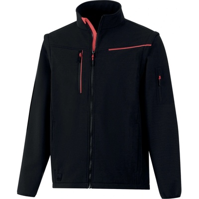 Delta Plus bunda 2 V 1 softshell SOCCIA Námornícka Modrá/ čierna