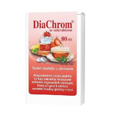 DiaChrom se sukralózou 80 tablet