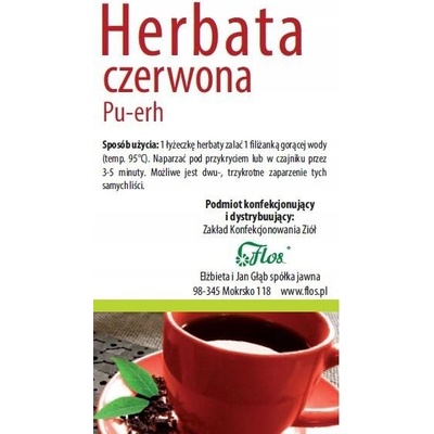 Flos Červený čaj Pu-Erh 100 g