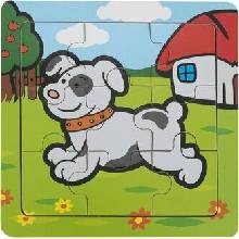 Babu edukatívne puzzle pes