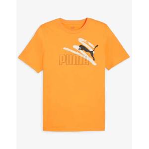 PUMA Essentials+ Logo Lab Tee Orange - magazinko