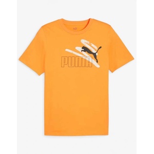 PUMA Essentials+ Logo Lab Tee Orange - magazinko