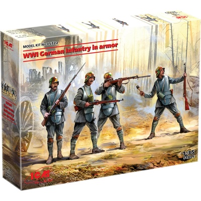 ICM German Infantry in armor WW1 1:35