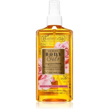 Bielenda Luxury Body Oils Rose + Camellia + Prickly Pear олио за лице, тяло и коса 150ml