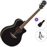 Yamaha APX600 Standard SET Black Електро-акустична китара Джъмбо