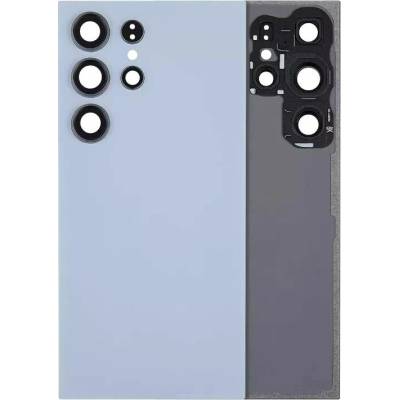 Zadní sklo + kryt fotoaparátu Samsung Galaxy S24 Ultra 5G (No Logo) – Aftermarket Plus – titanově modrý SAM3729
