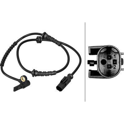 Snímač počtu otáčok kolesa HELLA 6PU 358 217-241 (6PU358217241)
