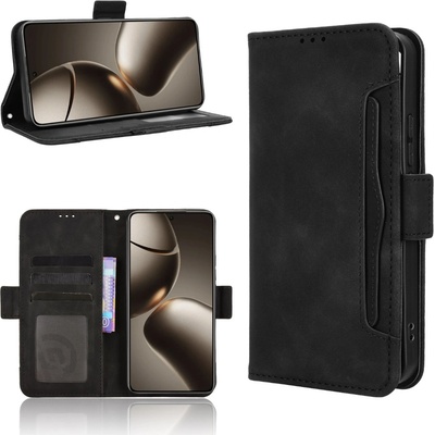 Xiaomi Защитен Кожен калъф Портфейл за Xiaomi 15T Pro със Стойка и Магнитно затваряне| Вкл. Протектор, 5 Цвята