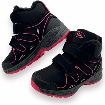 Sente dívčí zimní softshellové boty růžové