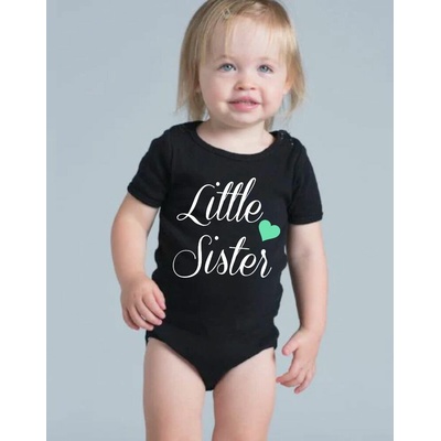 Detské body tričko Little sister