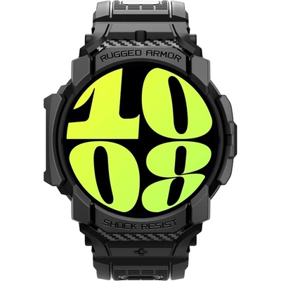 Spigen Удароустойчив TPU кейс за Samsung Galaxy Watch 7 40мм - Spigen Rugged Armor Pro Case (черен) (ACS08336)